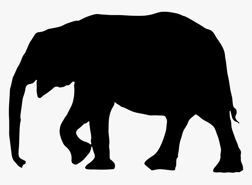 Clipart - Silhouette Polar Bear Clipart, HD Png Download