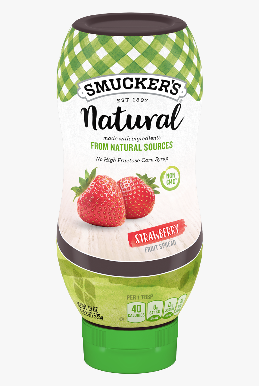 Smucker's Natural Strawberry Fruit Spread, HD Png Download