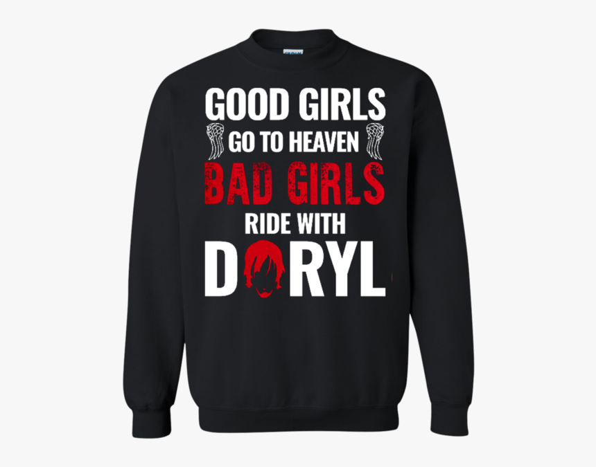 Bad Girls Ride With Daryl - Sweater, HD Png Download