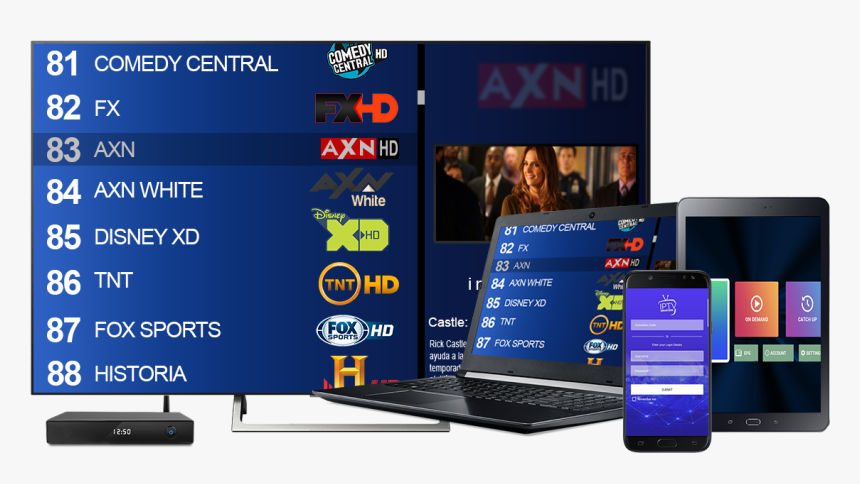Dispositivos Compatibles Con Iptv, HD Png Download