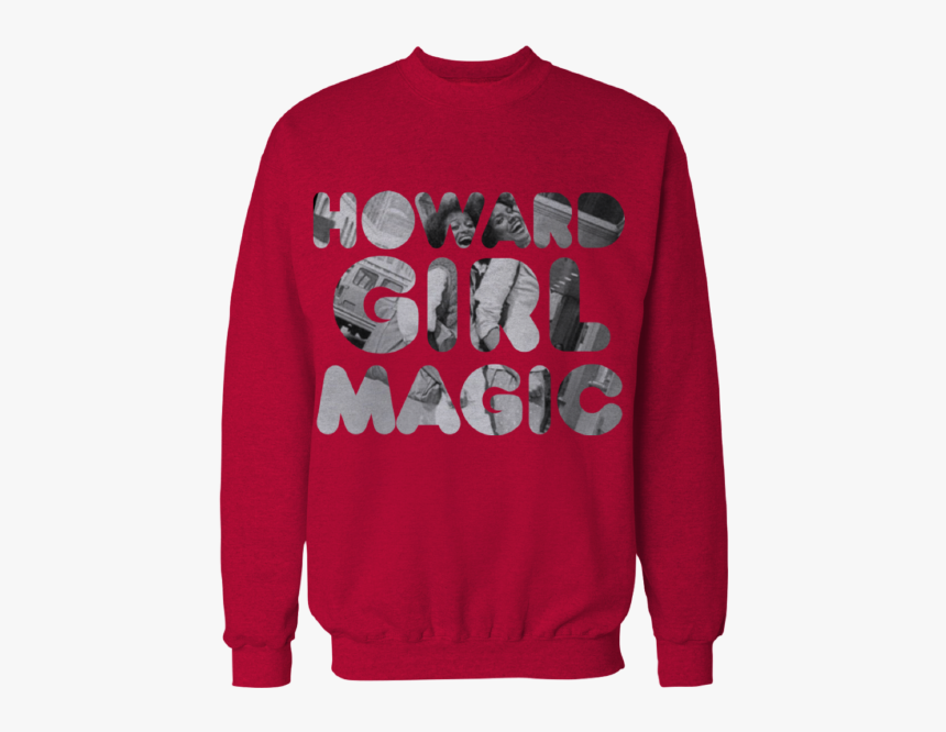 Image Of Howard Girl Magic - Crew Neck Burgundy Back, HD Png Download