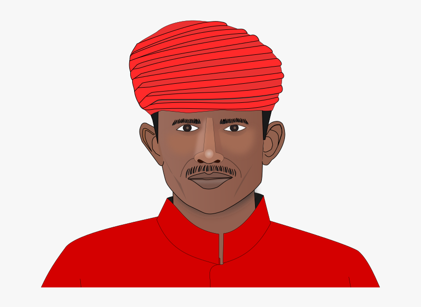 Clip Art Indian Man, HD Png Download