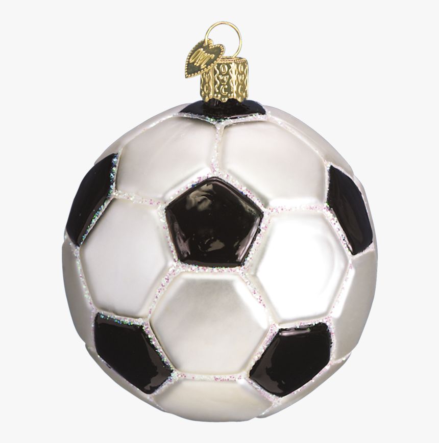Soccer Ball Ornament Old World Christmas On Its-ornamental - Esferas Navideñas De Balon De Futbol, HD Png Download