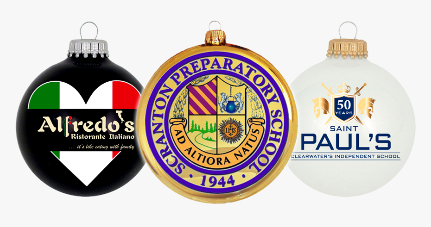 Custom Christmas Balls - Scranton Prep School Logo, HD Png Download
