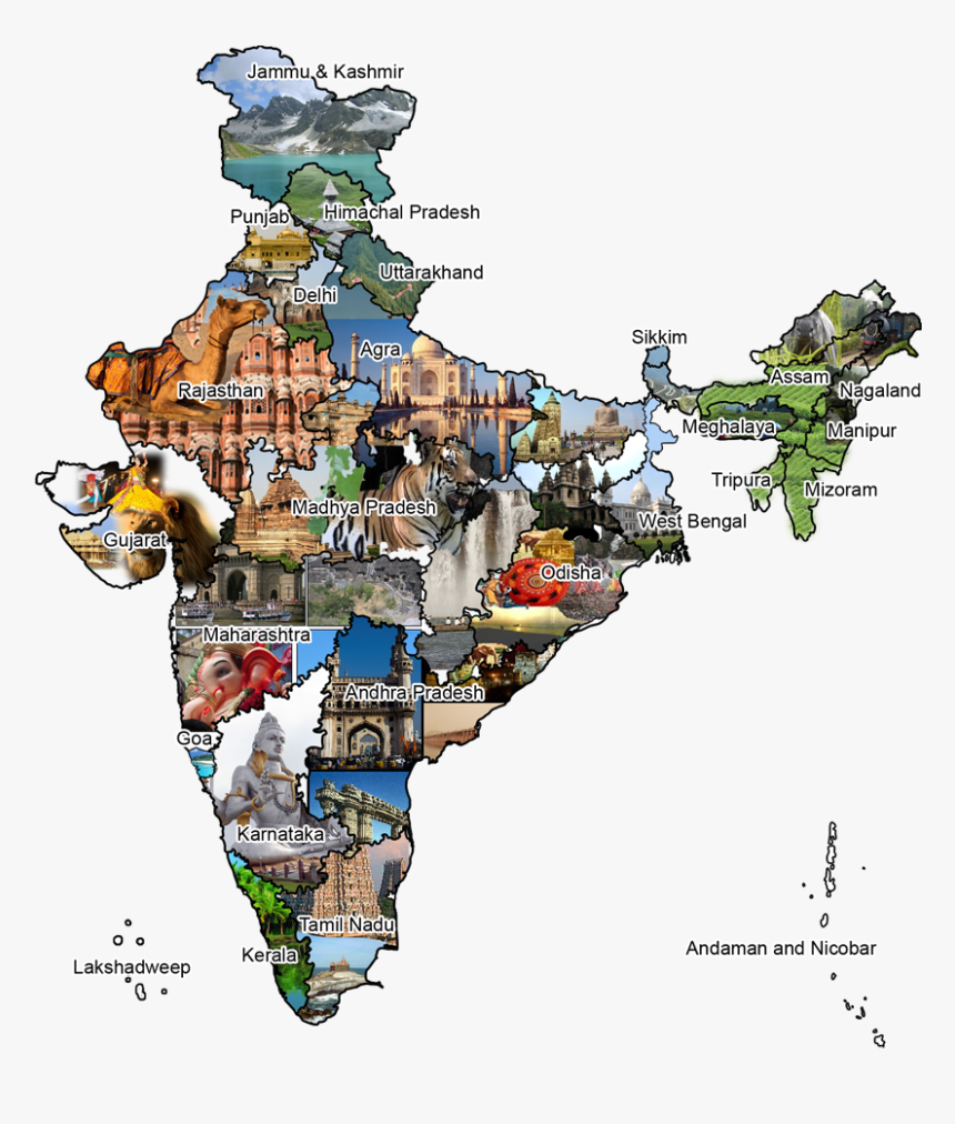 India Map Png Transparent - Festivals Of India Map, Png Download