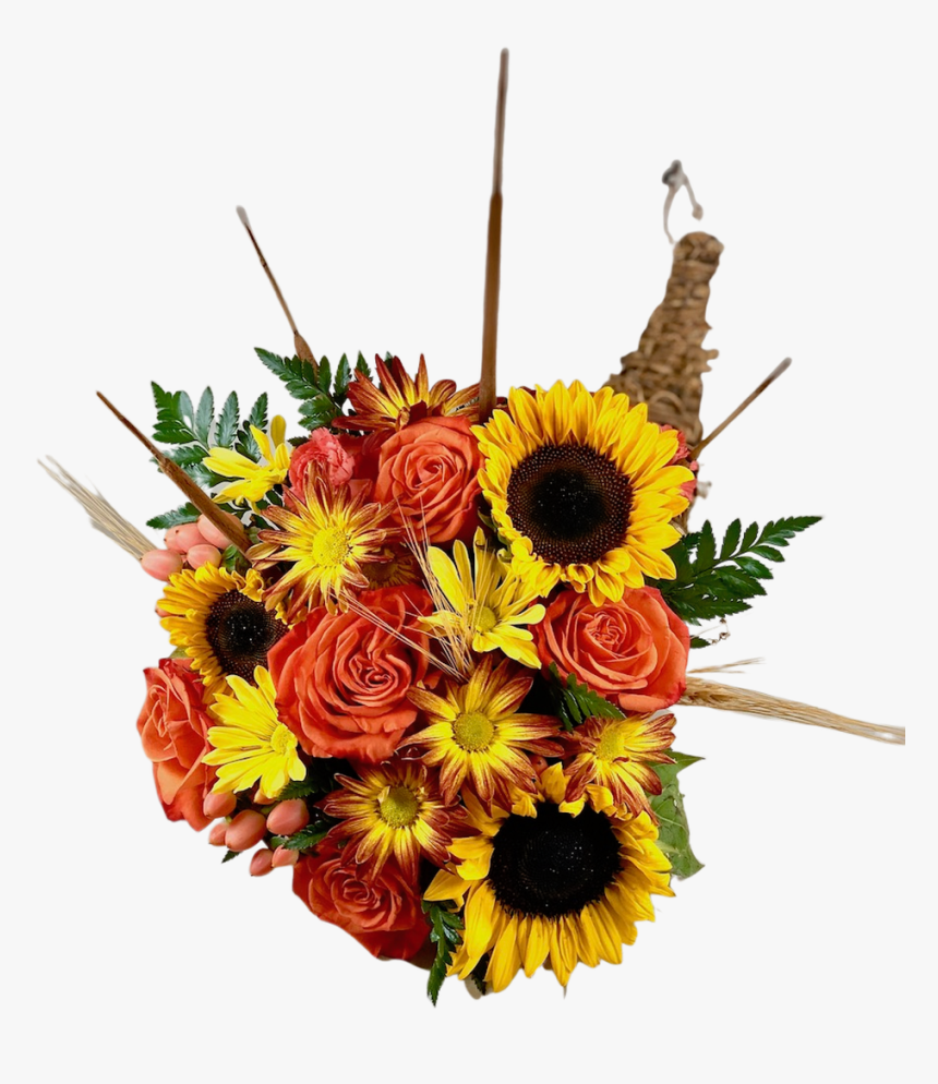 Autumn Blessings Cornucopia - Bouquet, HD Png Download