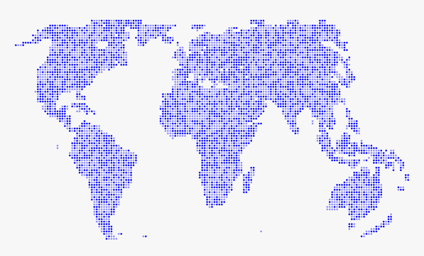 World Map Dots 2 Variation 2 Clip Arts - Alternate History World Empire, HD Png Download
