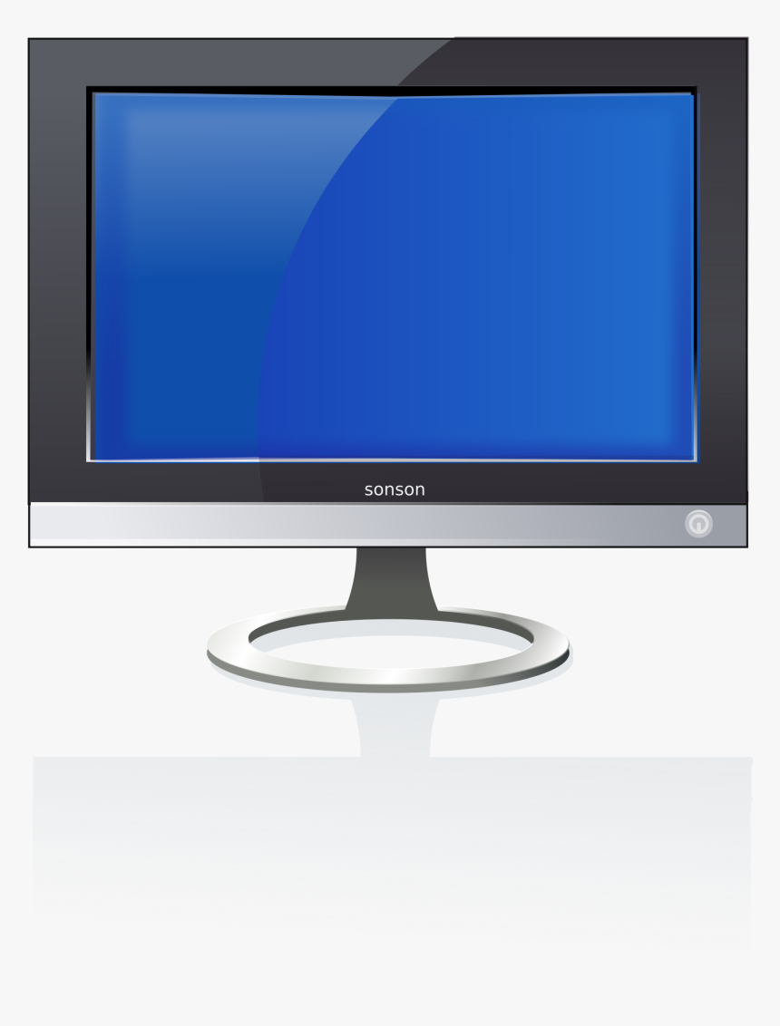 รูป วาด ทีวี จอ แบน, HD Png Download