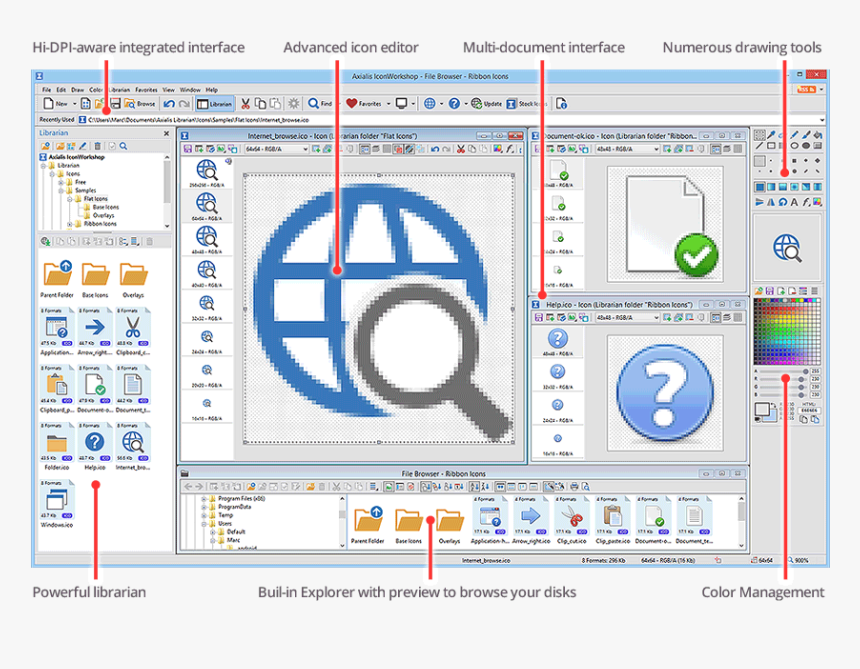 Visual Studio 2017 Icon Editor, HD Png Download