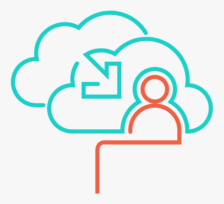 Icon Line Color Cloud Advisory And Migration Solutions2 - Cloud Advisory Icon, HD Png Download