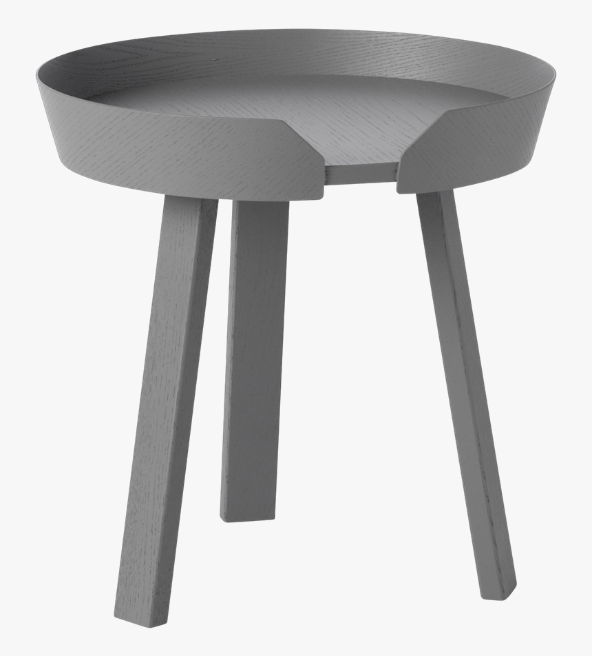 10068 Around Small Dark Grey 1502282210 - Around Coffee Table Muuto, HD Png Download
