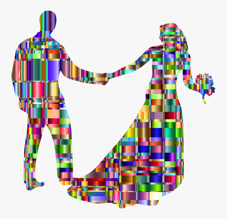 Tartan,line,marriage - Transparent Wedding Brides Png, Png Download