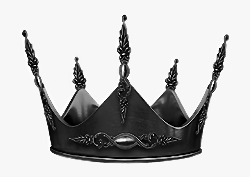Evil Crown Png - Transparent Royal Crown Black, Png Download