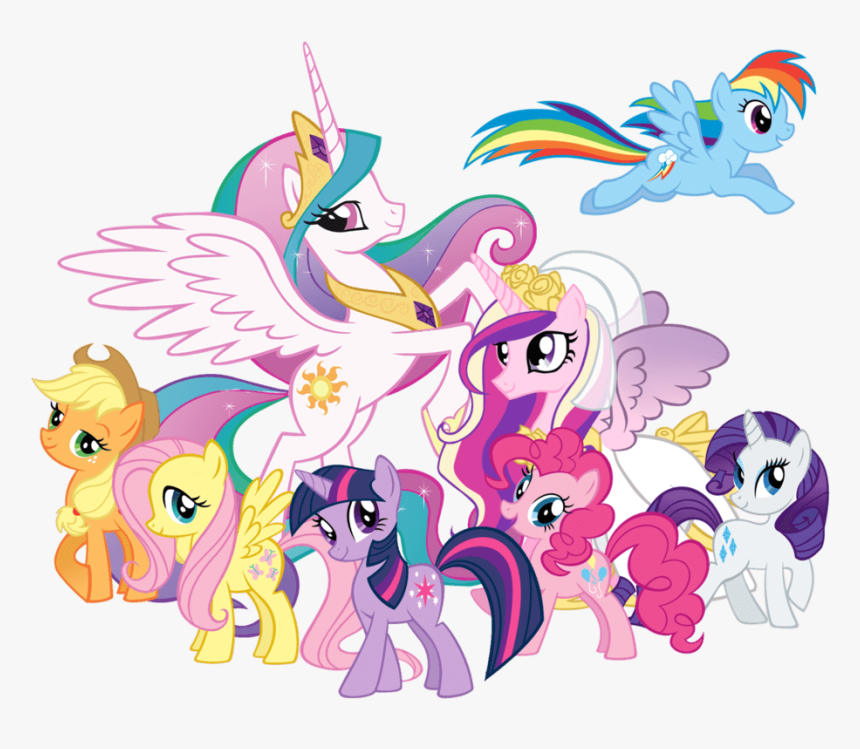 unicorn and little pony