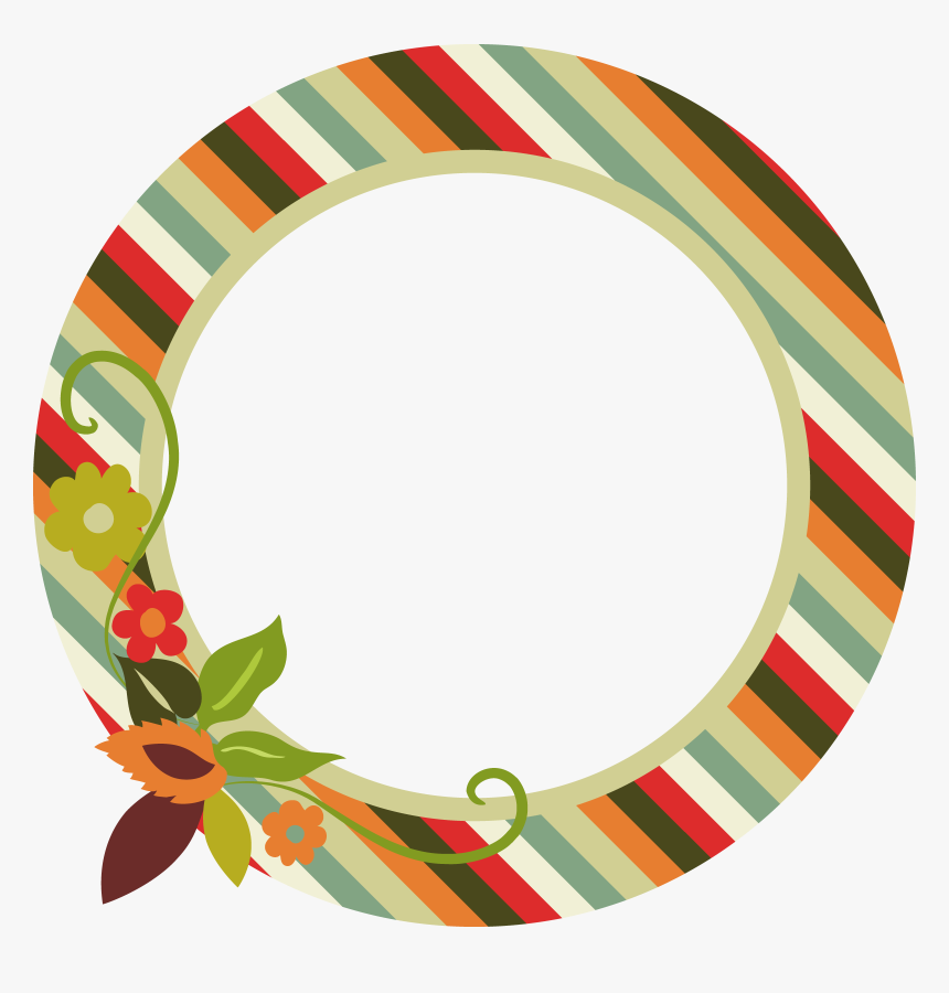 Vector Frame Png - Round Circle Frame Transparent, Png Download