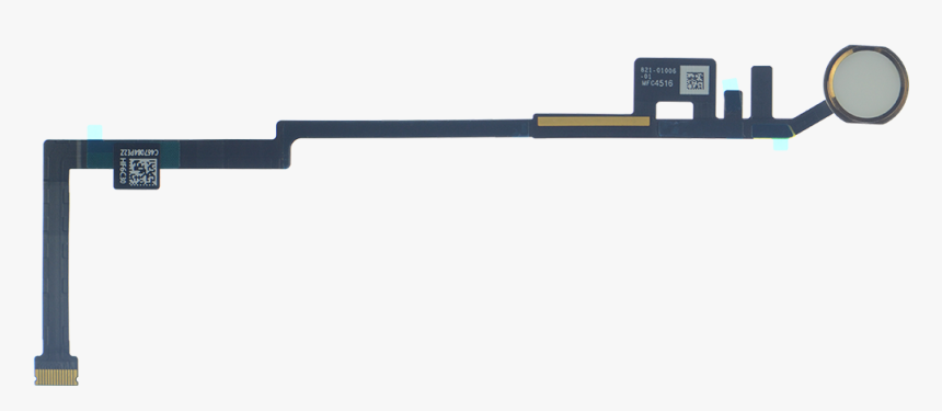 Ipad 5 White/gold Home Button Assembly - Data Storage Device, HD Png Download