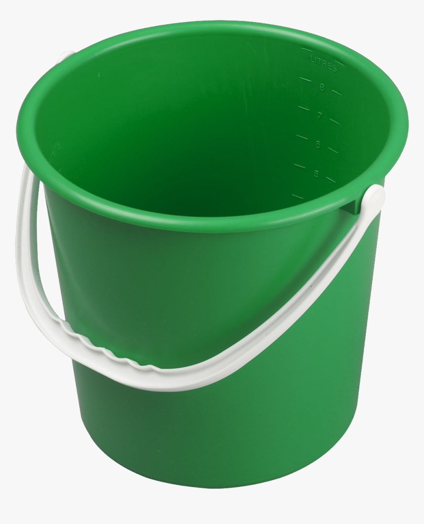 Green Plastic Bucket Png Image, Transparent Png