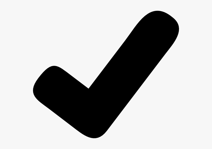Black Check Mark Clip Art - Black Check Mark Jpg, HD Png Download