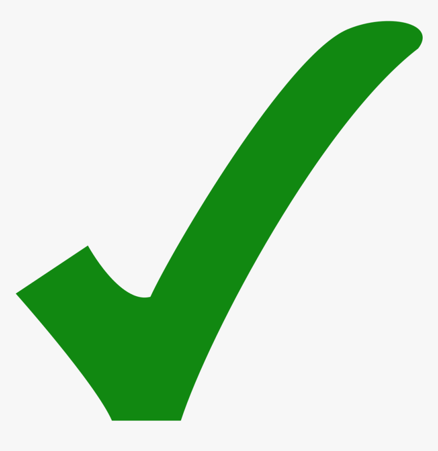 Check Icon Png - Green Check, Transparent Png
