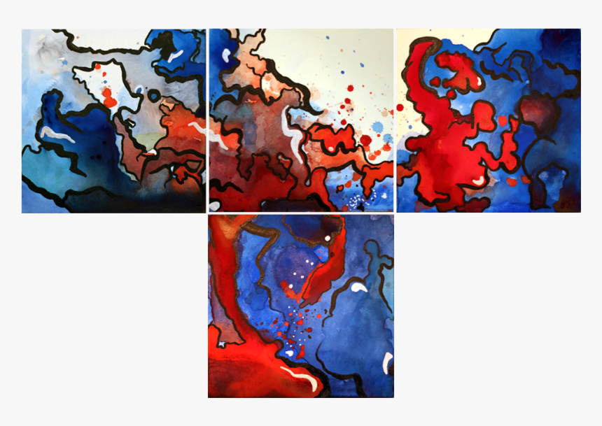 Transparent Blood In Water Png - Painting, Png Download