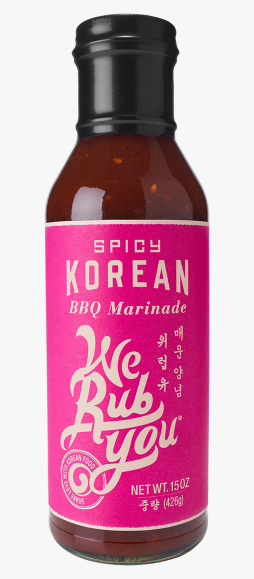 We Rub You Spicy Korean Bbq Sauce, HD Png Download