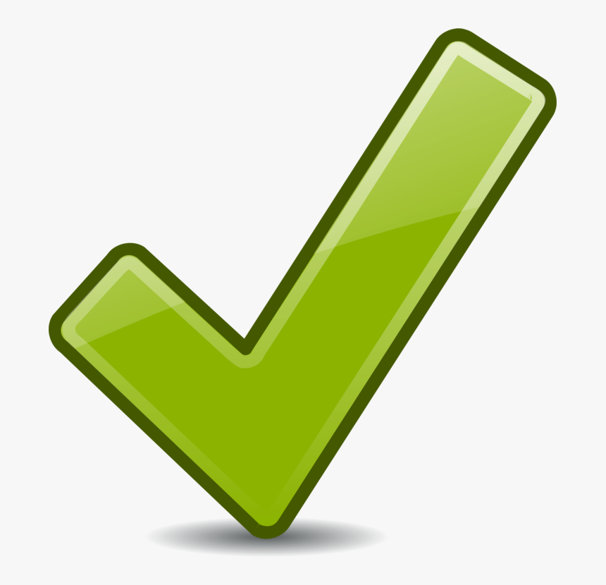 Green Check Mark Png - Clipart Okay, Transparent Png