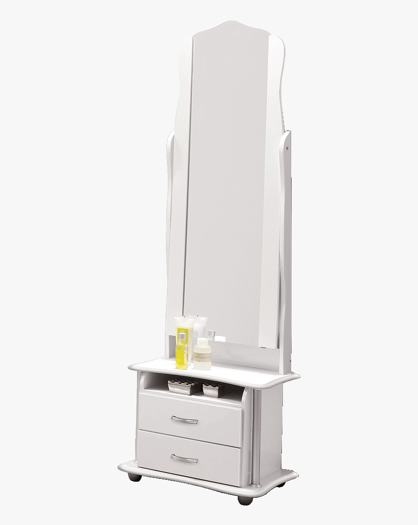 Criado Mudo Com Espelho Branco, HD Png Download