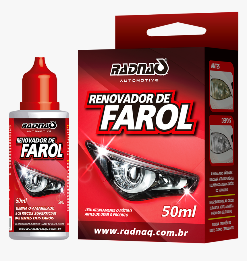 Renovador De Farol - Produto Para Limpar Farois, HD Png Download