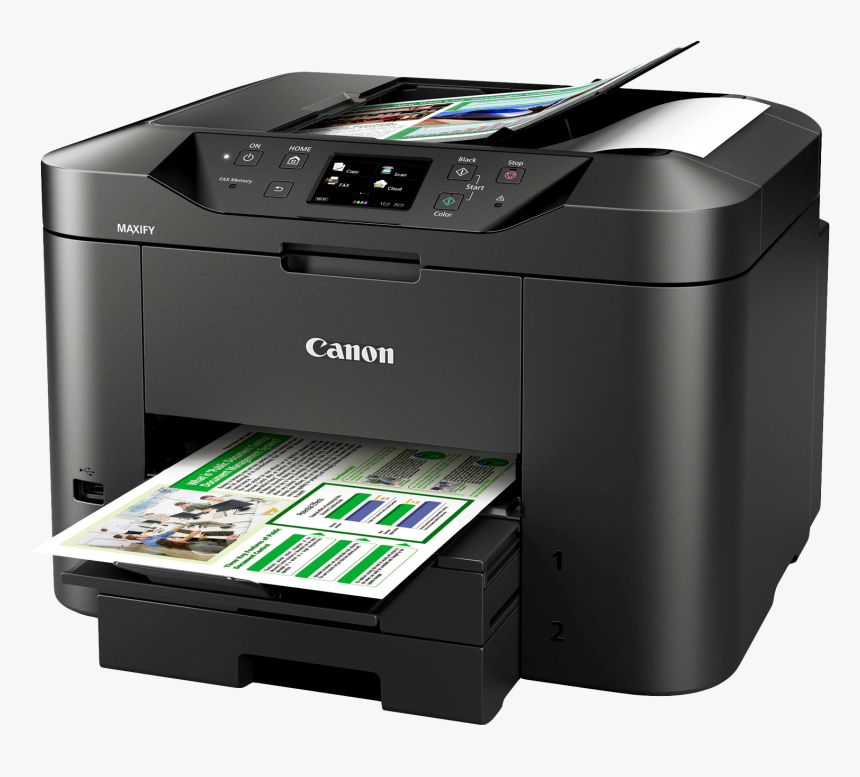 Color Printer Png Image - Maxify Canon, Transparent Png