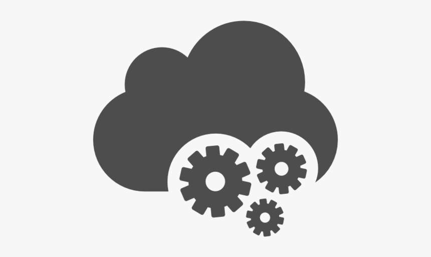 Cloud With Gears, HD Png Download