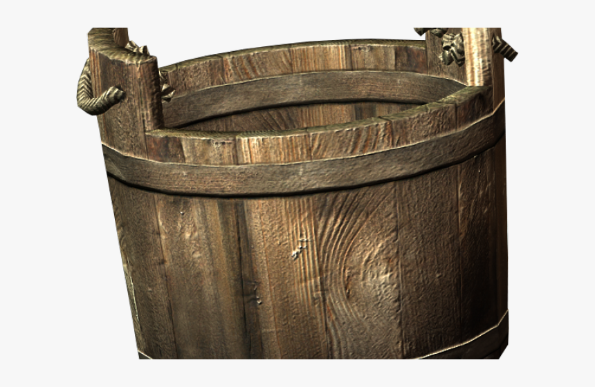Bucket Png Transparent Images - Wood, Png Download