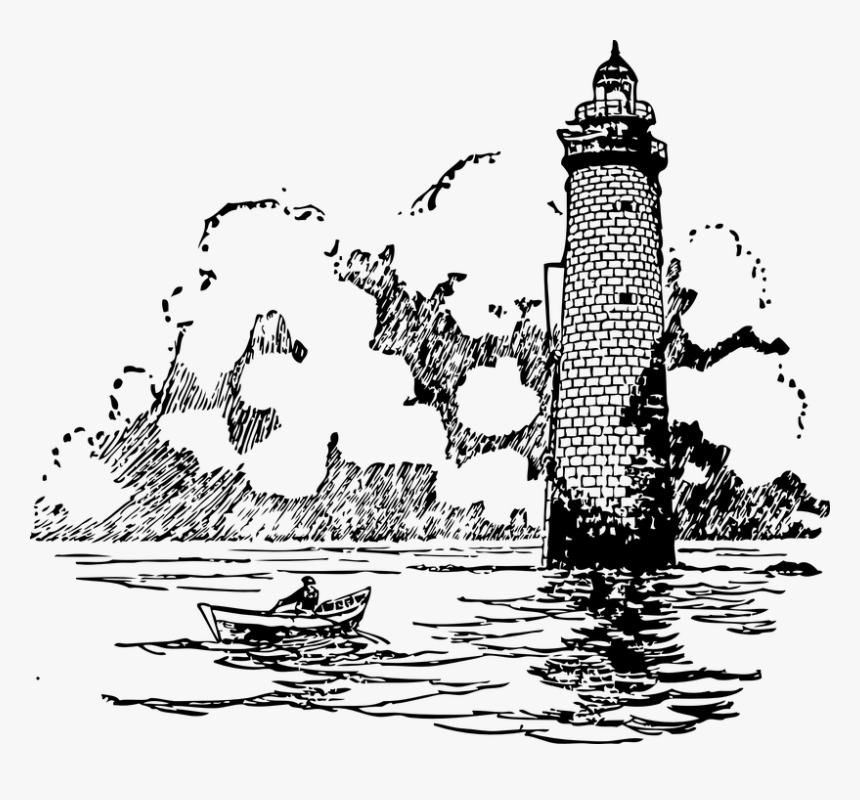 Farol, Farol Luz, Pharos, Marítimos, Barco - О Генри The Rolling Stone, HD Png Download