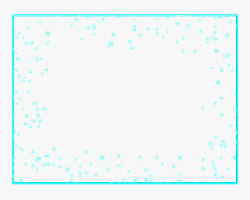 Frame, Snow, Flakes, Winter - Illustration, HD Png Download
