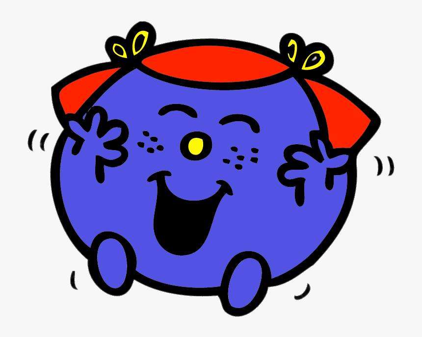 Little Miss Giggles - Mr Men And Little Miss Png, Transparent Png