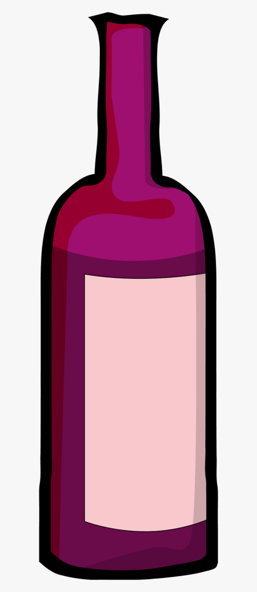 Free Download Clip Art - Wine Bottle Clip Art, HD Png Download
