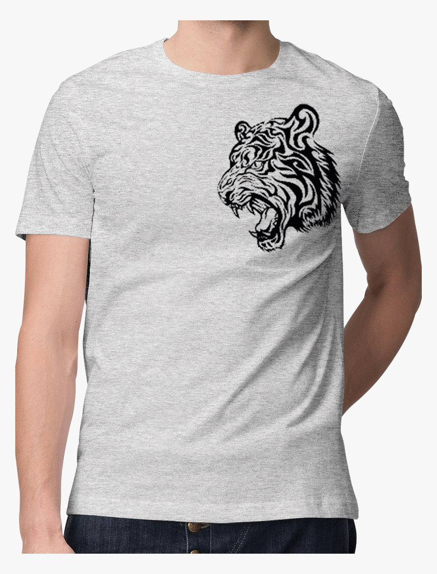 Picture Of Tiger Roar T Shirt - T-shirt, HD Png Download