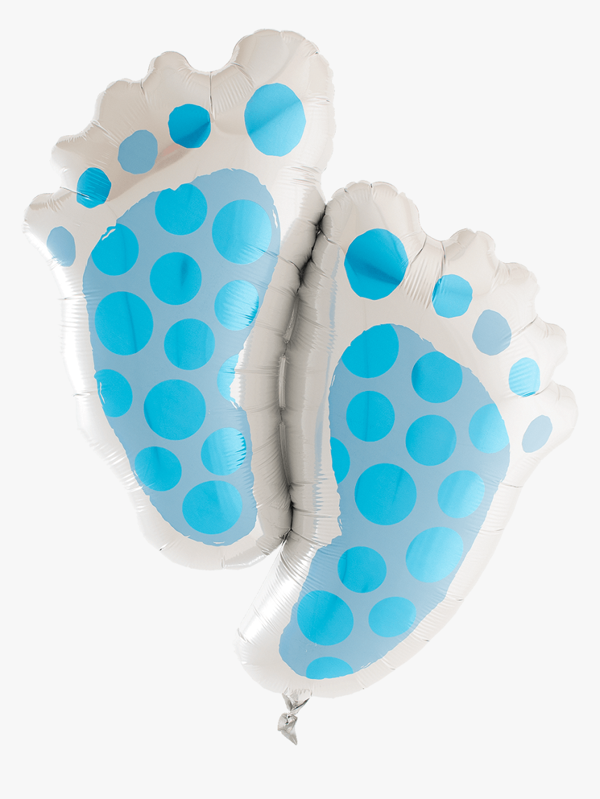 Transparent Blue Baby Feet Png - Polka Dot, Png Download