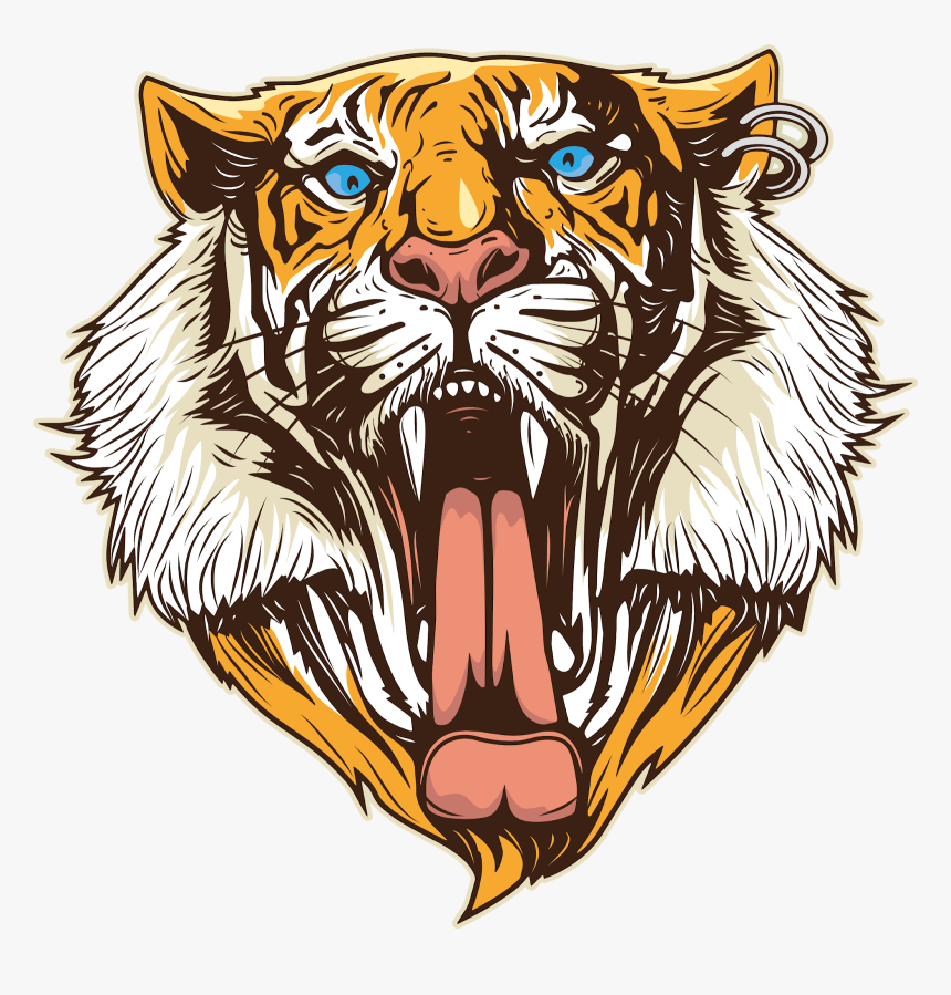 Transparent Tiger Png - Logo Tiger Png, Png Download