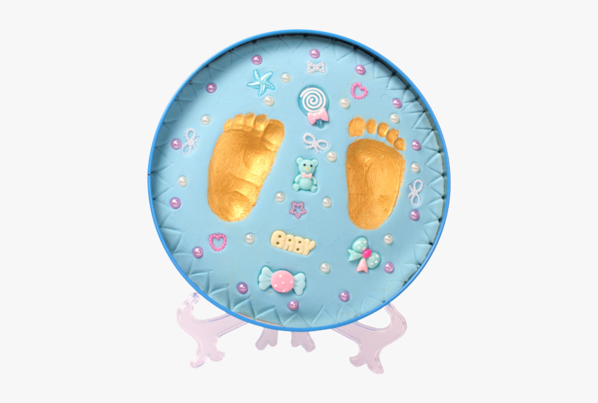 Baby Clay Hand And Foot Imprint Kit With Decorative - Infant, HD Png Download