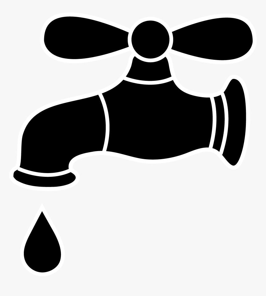 Dripping Blood Clipart - Water Clipart Black, HD Png Download
