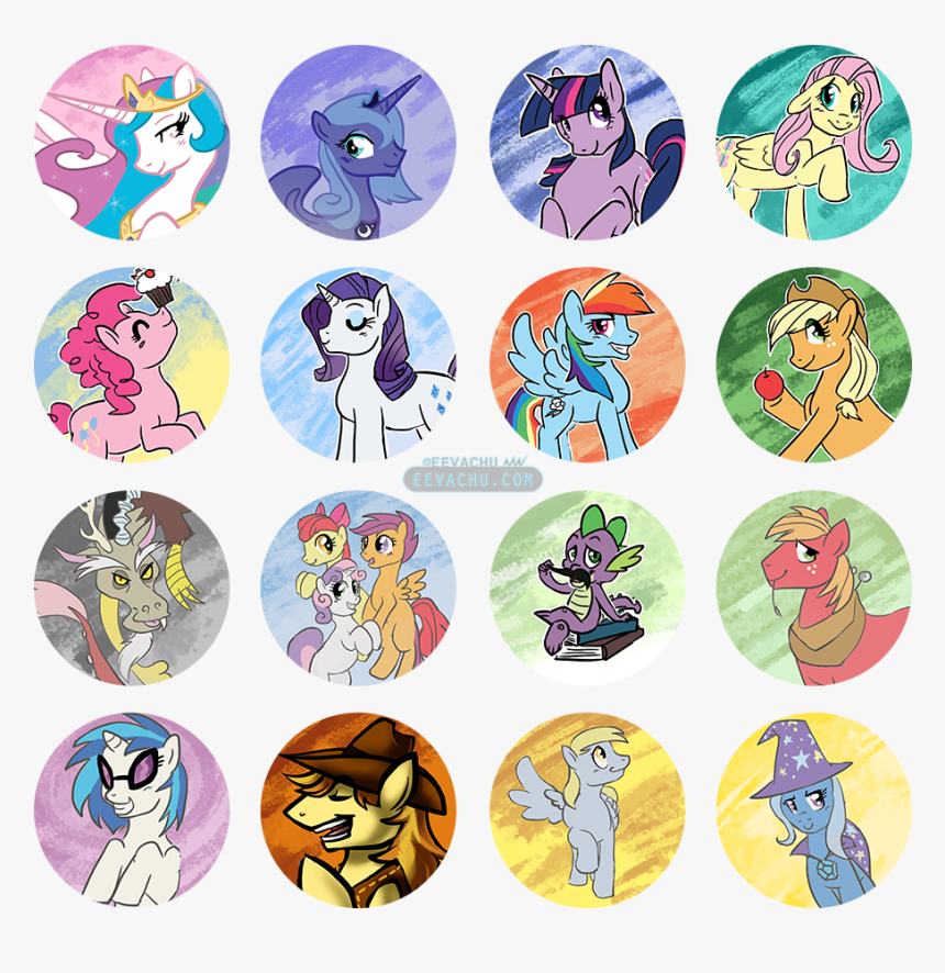Button Old Pony2 Original, HD Png Download