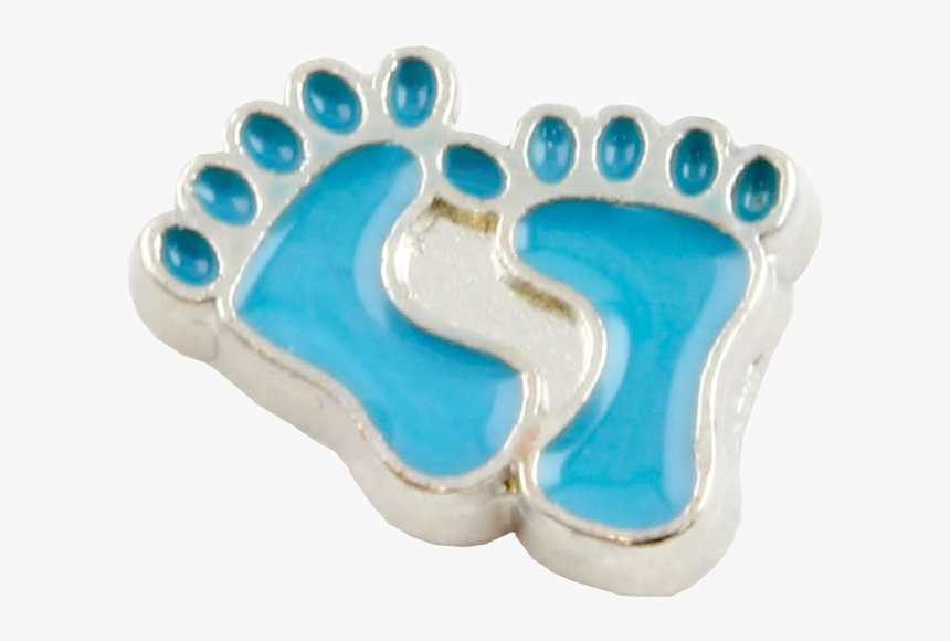 Blue Feet Charm - Body Jewelry, HD Png Download