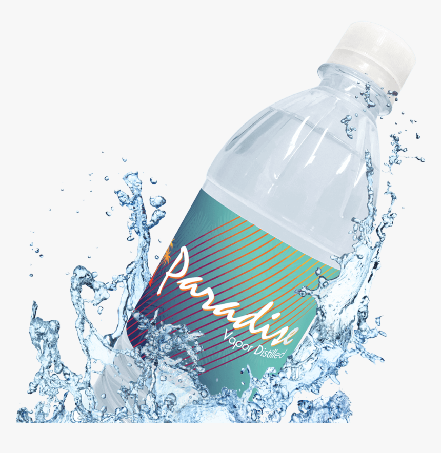 Transparent Water Bottle - Water Bottle Design Png, Png Download