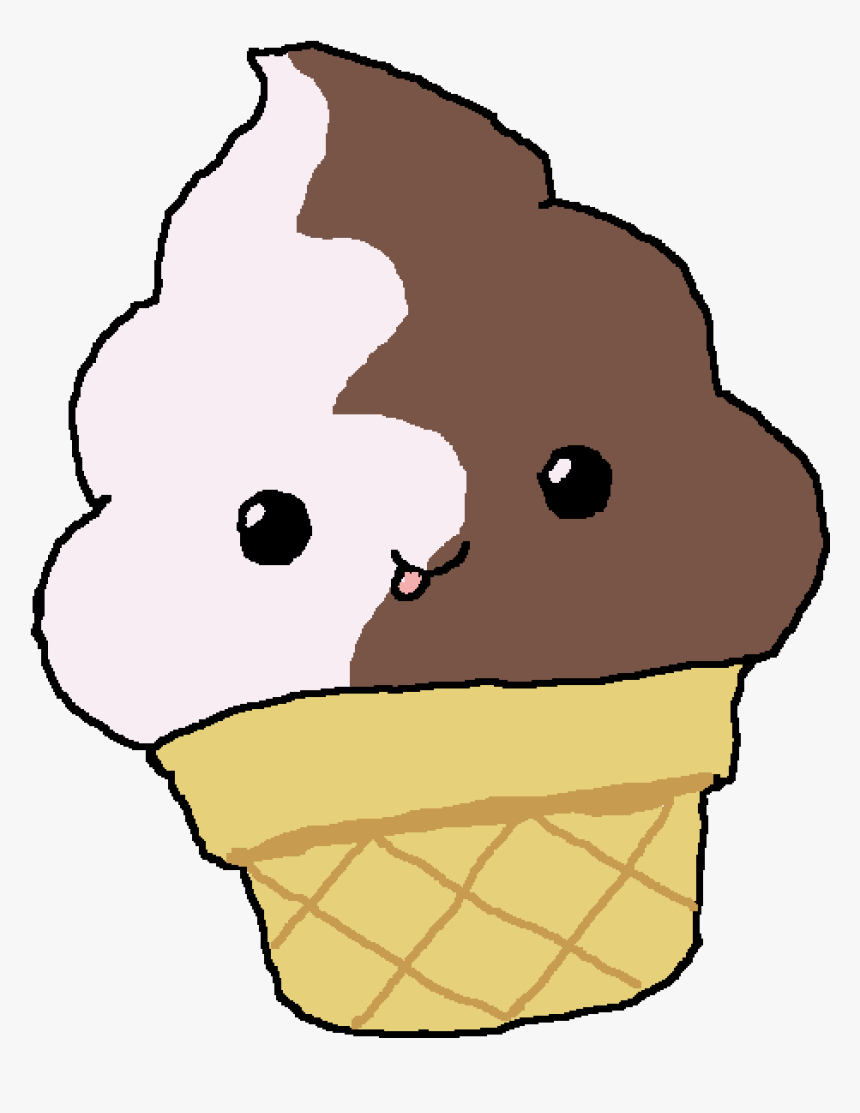 Pixilart Redraw Of By - Happy Ice Cream Clip Art, HD Png Download