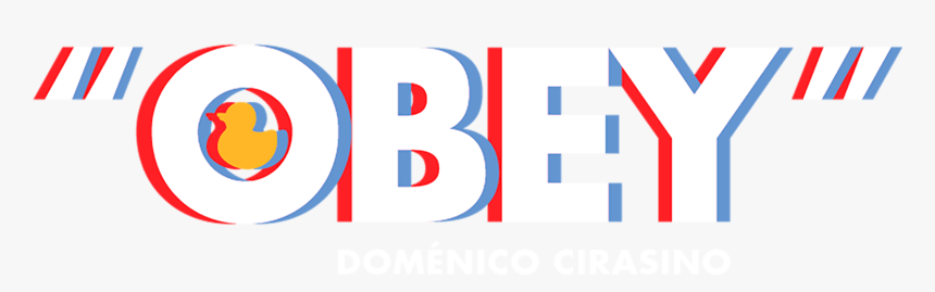 Logo Obey Trasparente - Graphic Design, HD Png Download