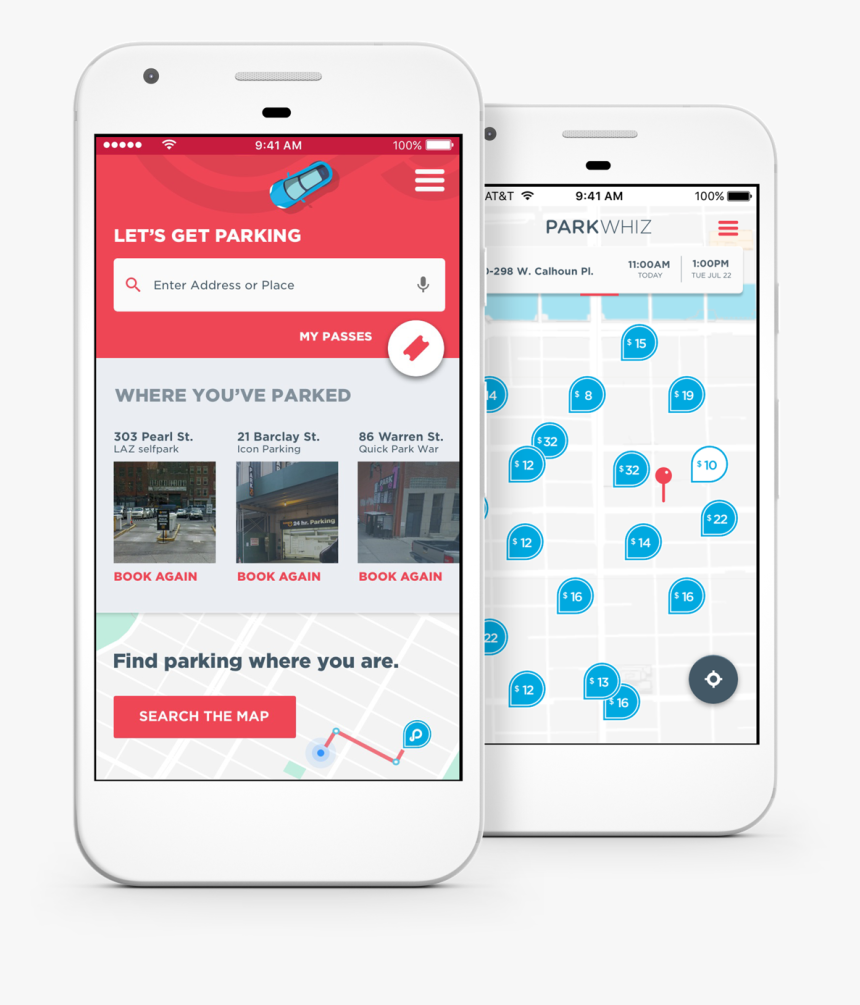 Booking Parking App, HD Png Download