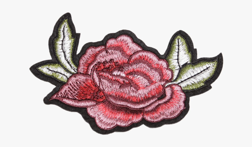 Stock Rose Embroidery Patch - Cross-stitch, HD Png Download