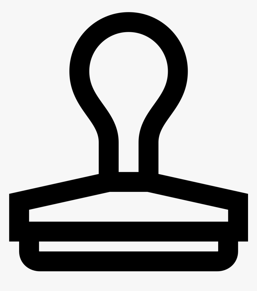 Rubber Stamp Icon, HD Png Download