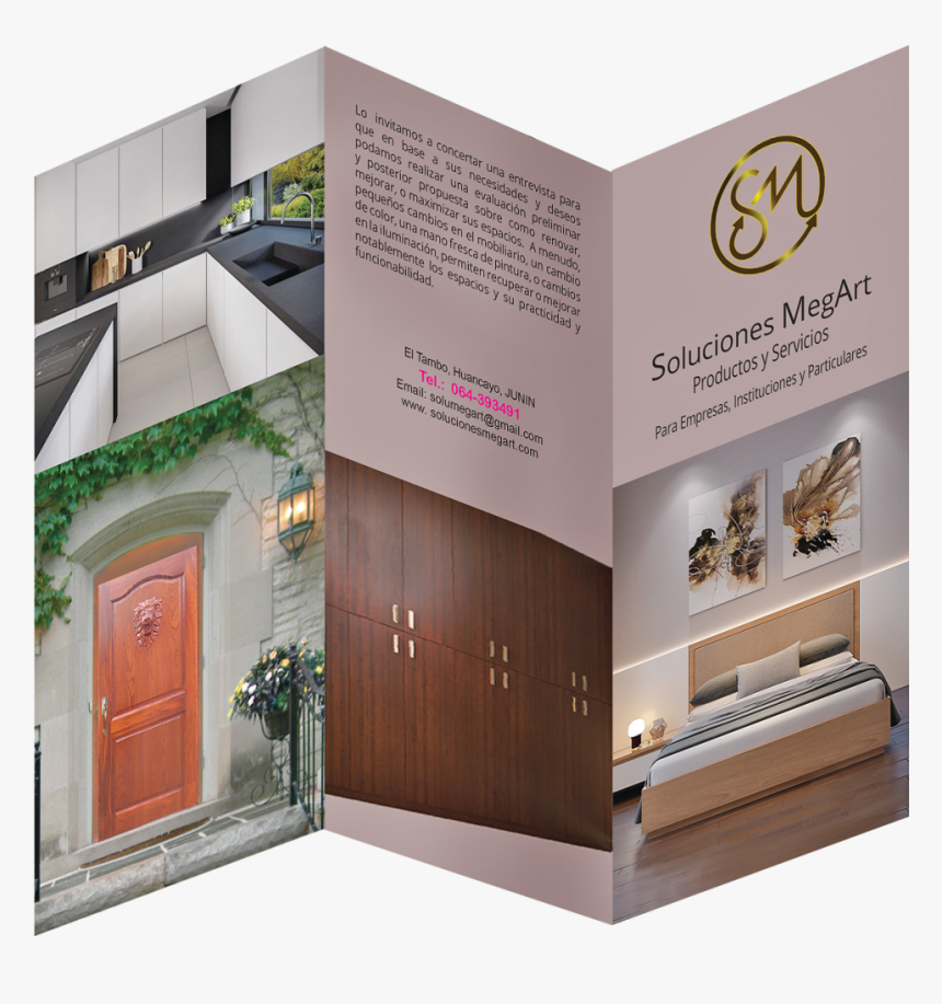 Folleto Solu Megart - Interior Design, HD Png Download