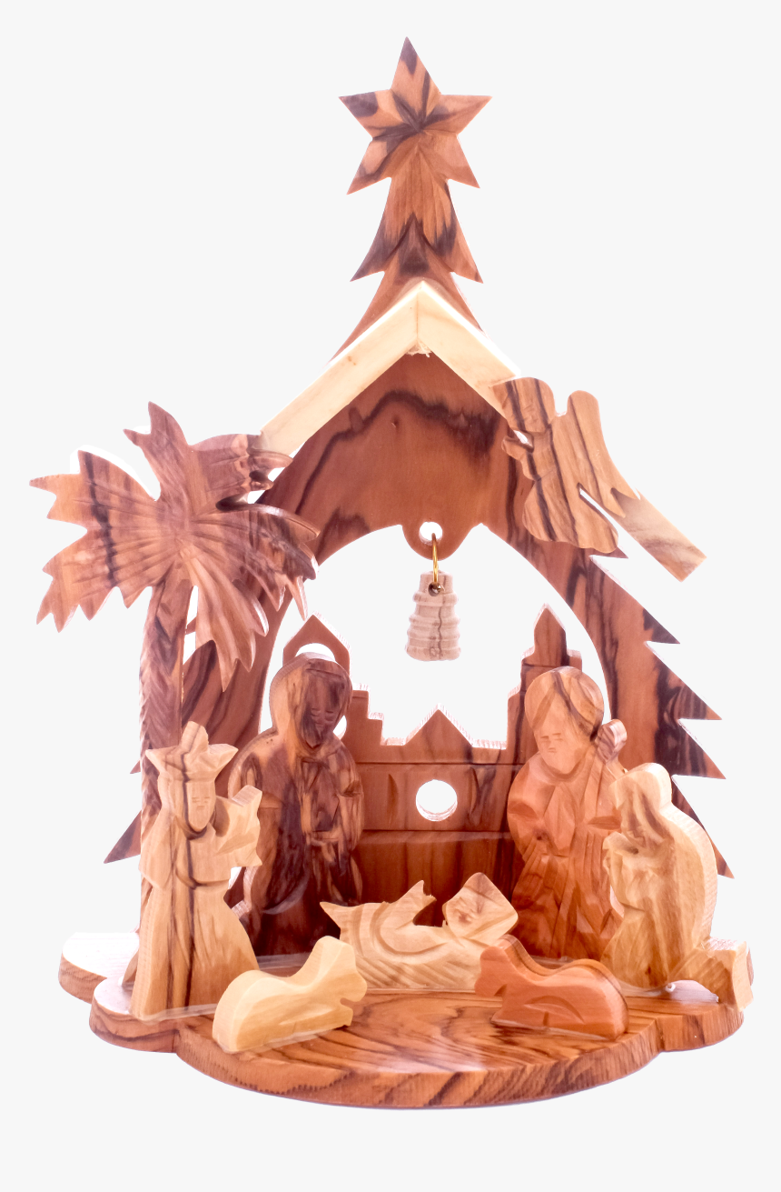 Nativity Set Quick View - Christmas Tree, HD Png Download